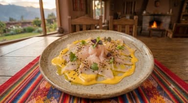 Tiradito de lubina nikkei
